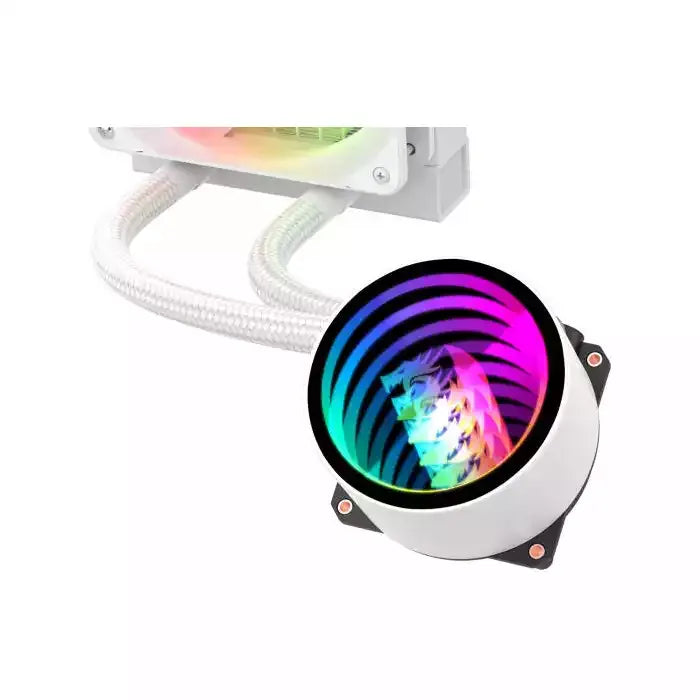 Redragon Ccw-3011 Argb Cpu Liquid Cooler - 240Mm (2 × 120) - White