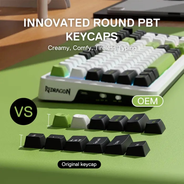 Redragon Eisa Max K686 3 Modes 98Key Hot-Swappable Rgb Mechanical Keyboard