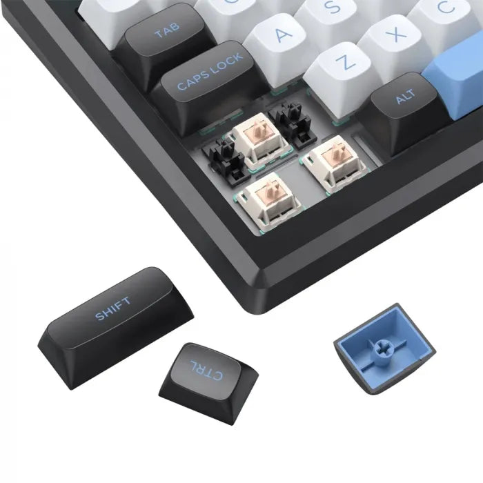 REDRAGON K732WLB Uranus Pro RGB Keyboard Black-White-Blue