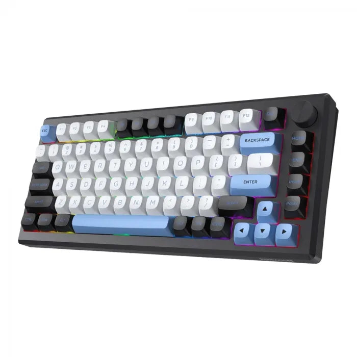 REDRAGON K732WLB Uranus Pro RGB Keyboard Black-White-Blue