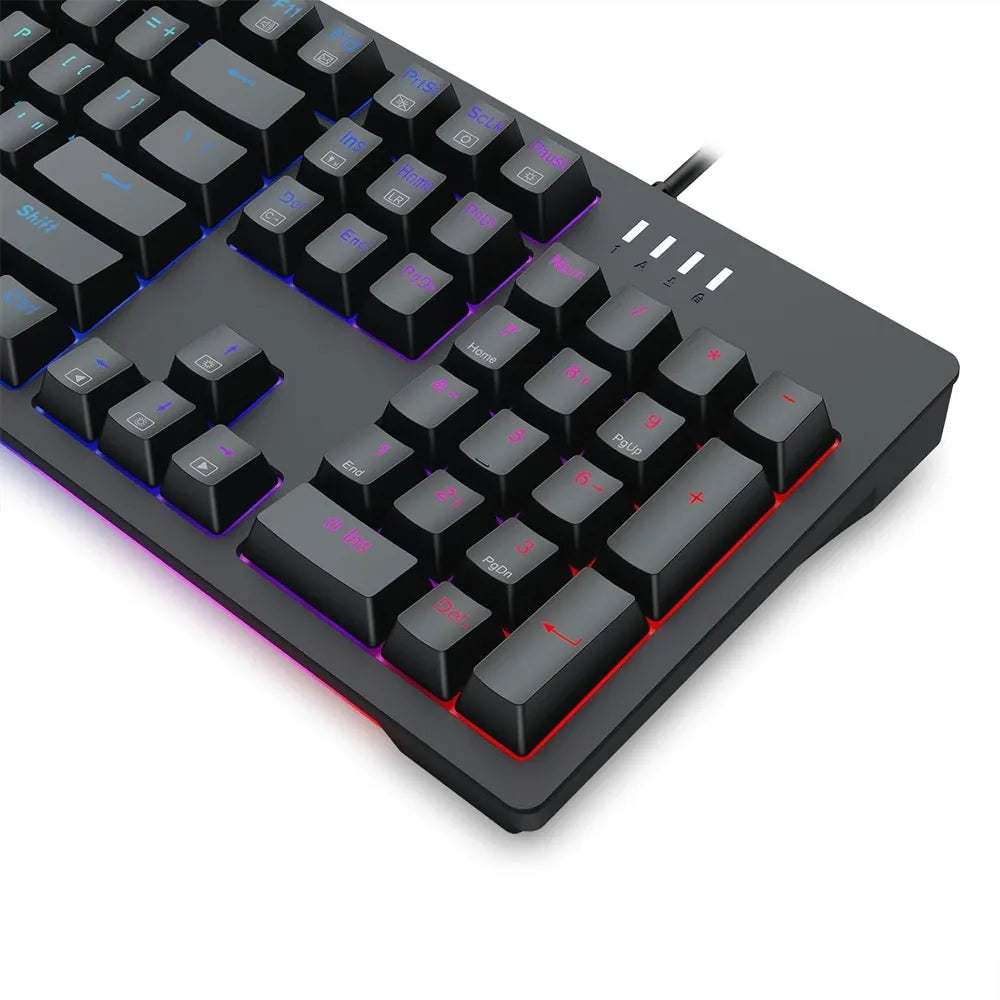 Redragon Singed Wired Full Size Hot-swappable Mechanical Keyboard - Black