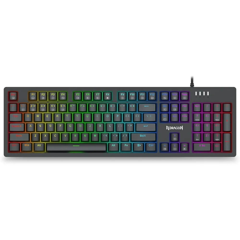 Redragon Singed Wired Full Size Hot-swappable Mechanical Keyboard - Black