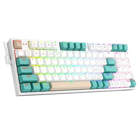 Redragon Veigar K643wgc-rgb-pro 94keys Tri-modes Mechanical Gaming Keyboard With Red Switches