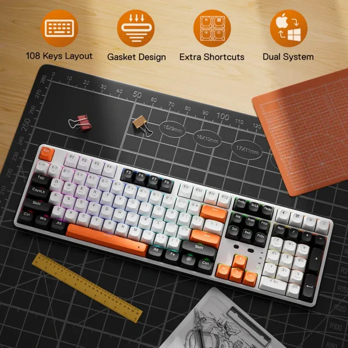Redragon Wyvren Pro K689 3 Modes Connection With Backlighting Gaming K ...
