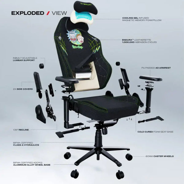 CYBEART Rick and Morty Official Licensed Edition Gaming Chair