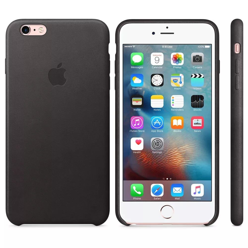 iPhone 6s Plus Leather Case Black