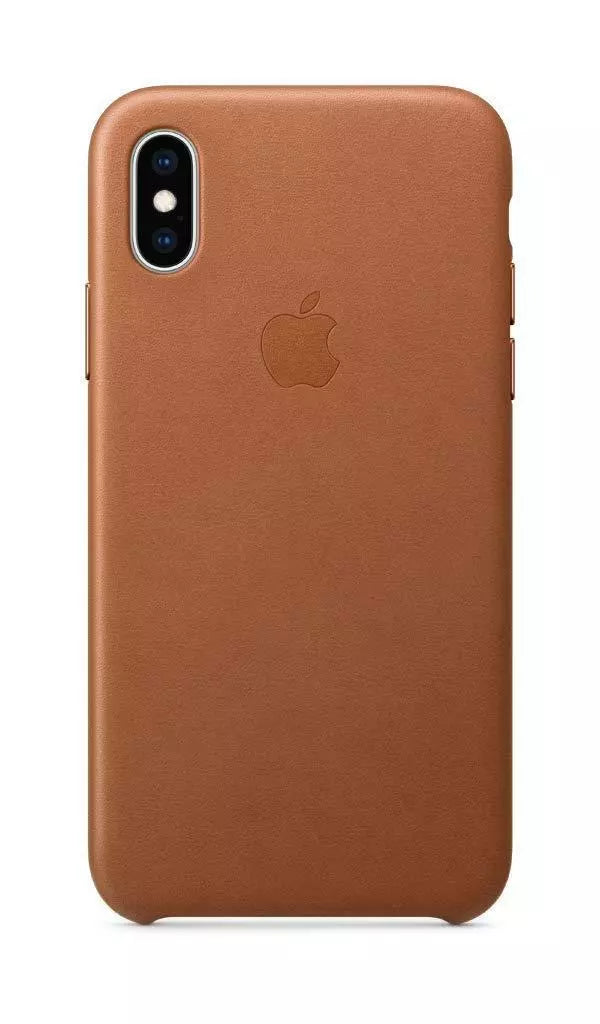 iPhone XS Leather Case - Saddle Brown