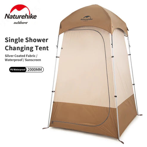 Naturehike Shower and Changing Tent - Brown (140*140*230)