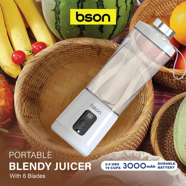 Bson Portable Blender 600ml, 70W Rechargeable