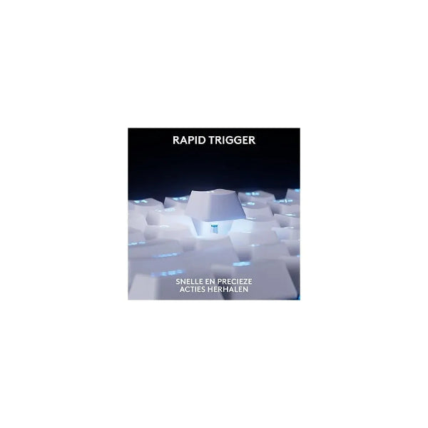 Logitech Pro X Tkl Rapid Wired Gaming Keyboard - White (English)