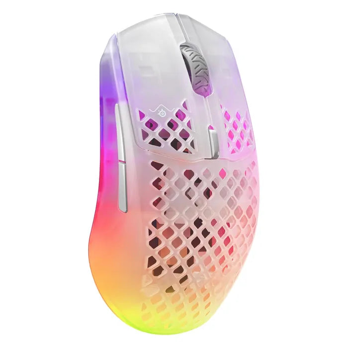 Steelseries Aerox 3 (2022) Ultra Lightweight Rgb Wireless Gaming Mouse - Ghost