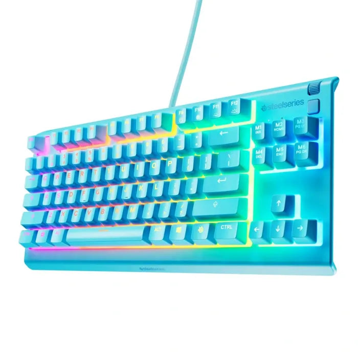 Steelseries Apex 3 Tkl Rgb Gaming Keyboard - Aqua (Us Layout)