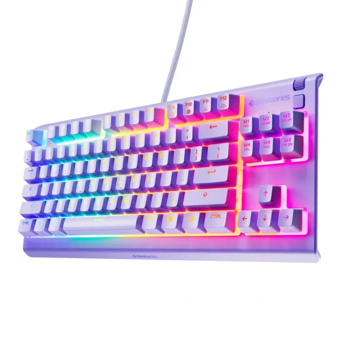 Steelseries Apex 3 Tkl Rgb Gaming Keyboard - Lavender (Us Layout)