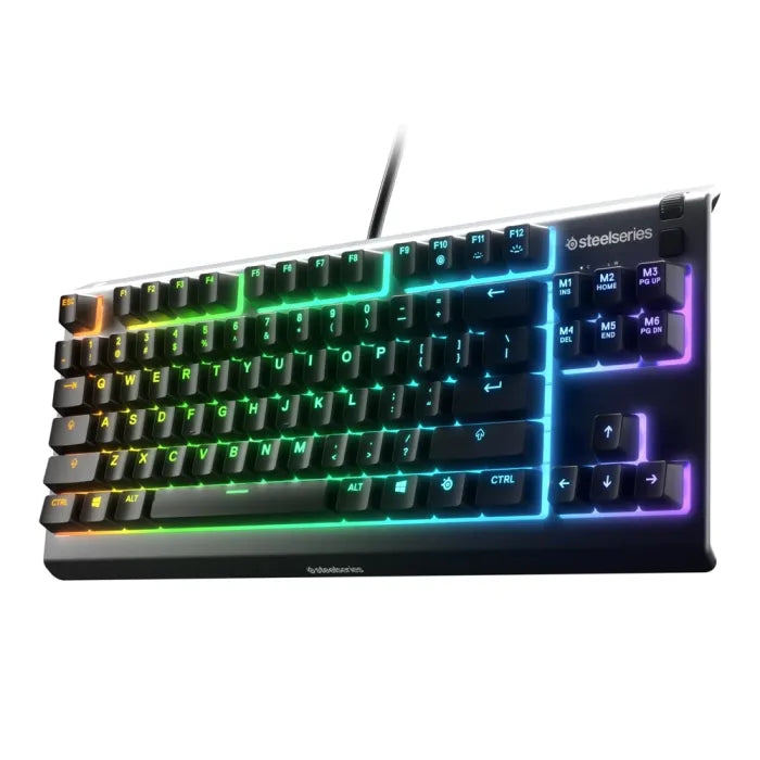 Steelseries Apex 3 Tkl Water Resistant Quiet Tenkeyless Keyboard With Rgb Lighting - Arabic Layout