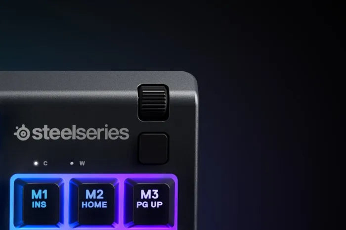 Steelseries Apex 3 Tkl Water Resistant Quiet Tenkeyless Keyboard With Rgb Lighting - Arabic Layout