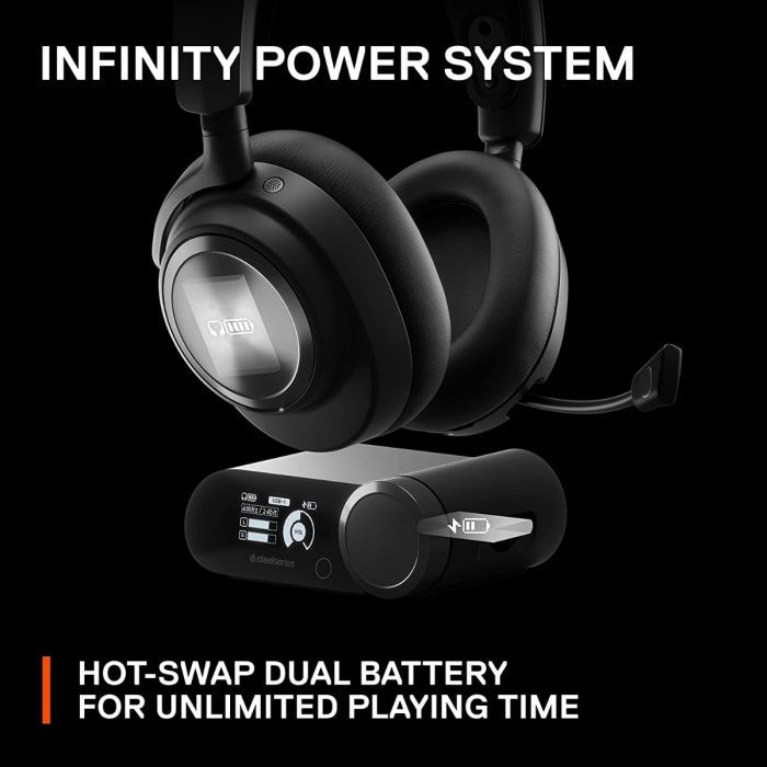 Steelseries - Arctis Nova Pro Wireless Gaming Headset For Pc, Ps5, And Ps4 - Black