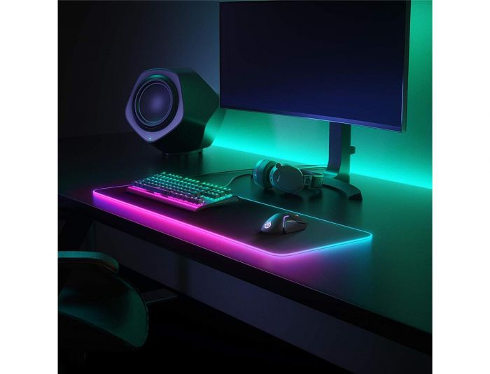 Steelseries Qck Prism Cloth Rgb Gaming Mousepad Xl