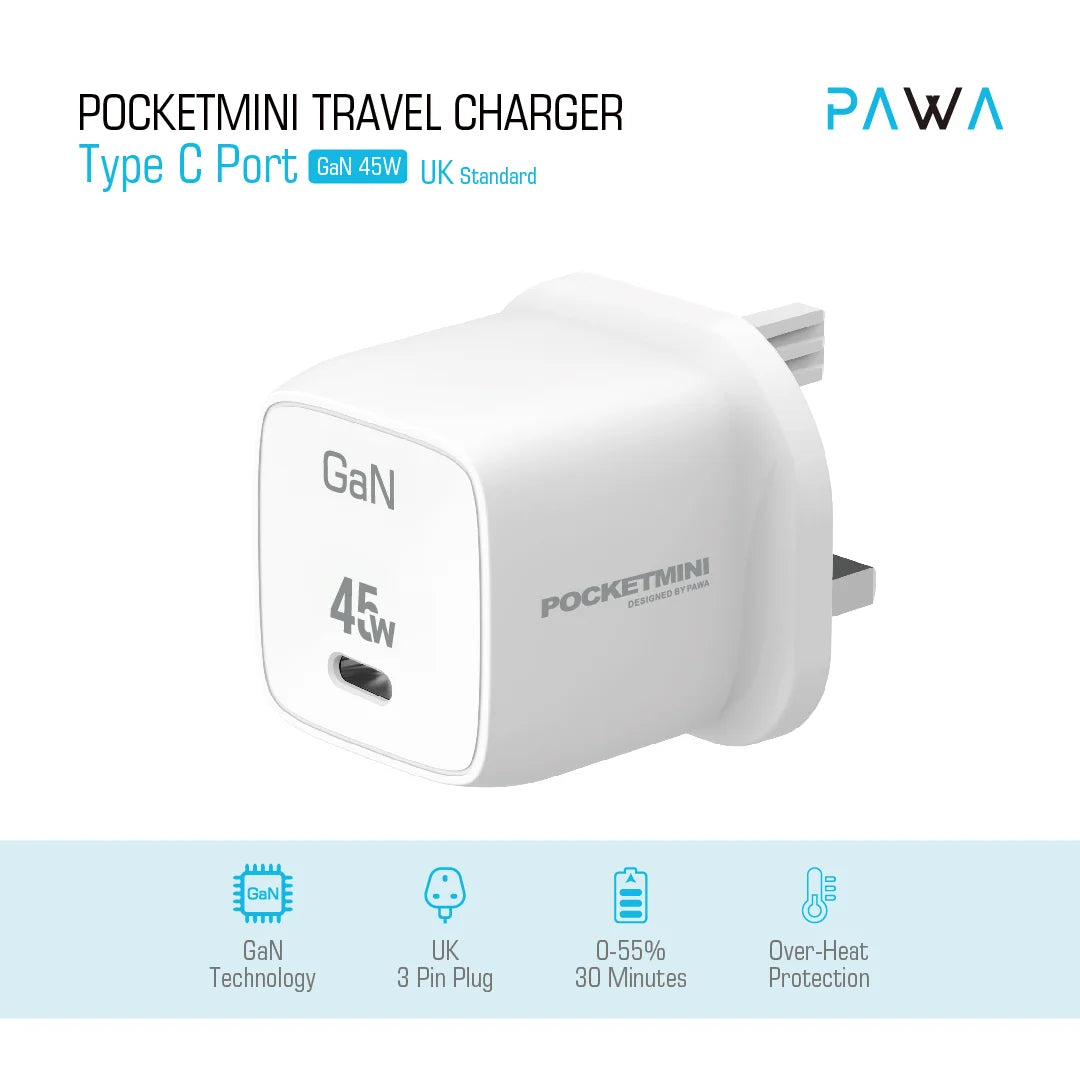 Pawa Pocketmini GaN 45W adapter.