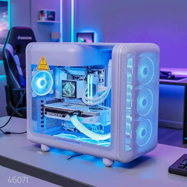 HYTE X50 Gaming PC – AMD Ryzen 7 9800X3D + RTX 5070 Ti (16GB) | 32GB RAM | 2TB SSD