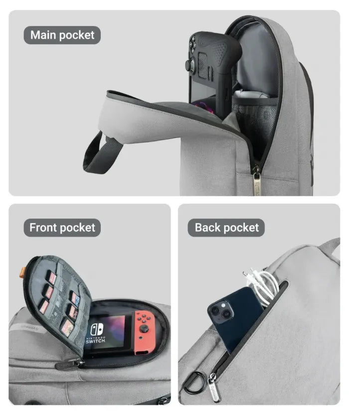 Syntech Carrying Bag For Handheld Gaming Consoles - Grey