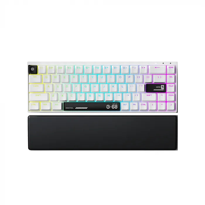 Syntech Chronos 68 Rapid Trigger Magnetic Keyboard - Aluminum Edition (White & Black)