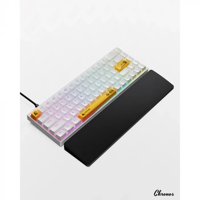 Syntech Chronos 68 Rapid Trigger Magnetic Keyboard - Aluminum Edition (White & Yellow)