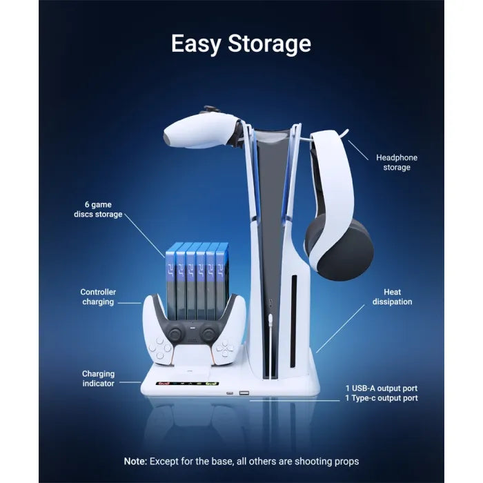 Syntech Docking Station For Ps5 / Ps Vr2 / Ps5 Slim