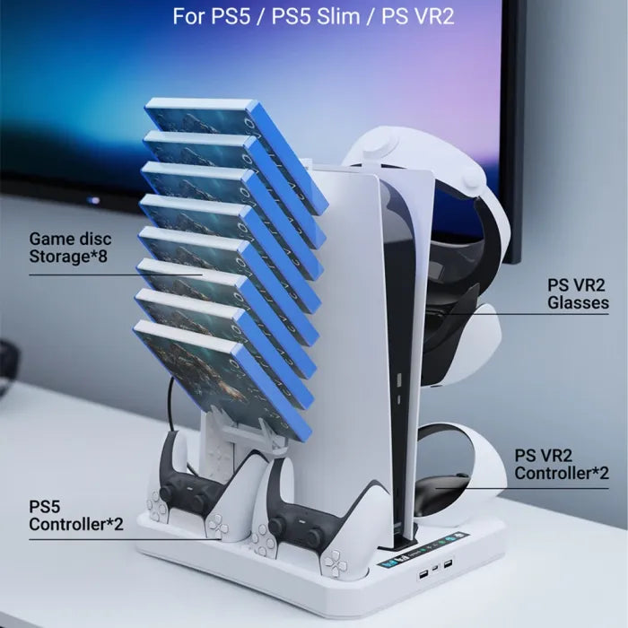 Syntech Docking Station For Ps5 / Ps Vr2 / Ps5 Slim