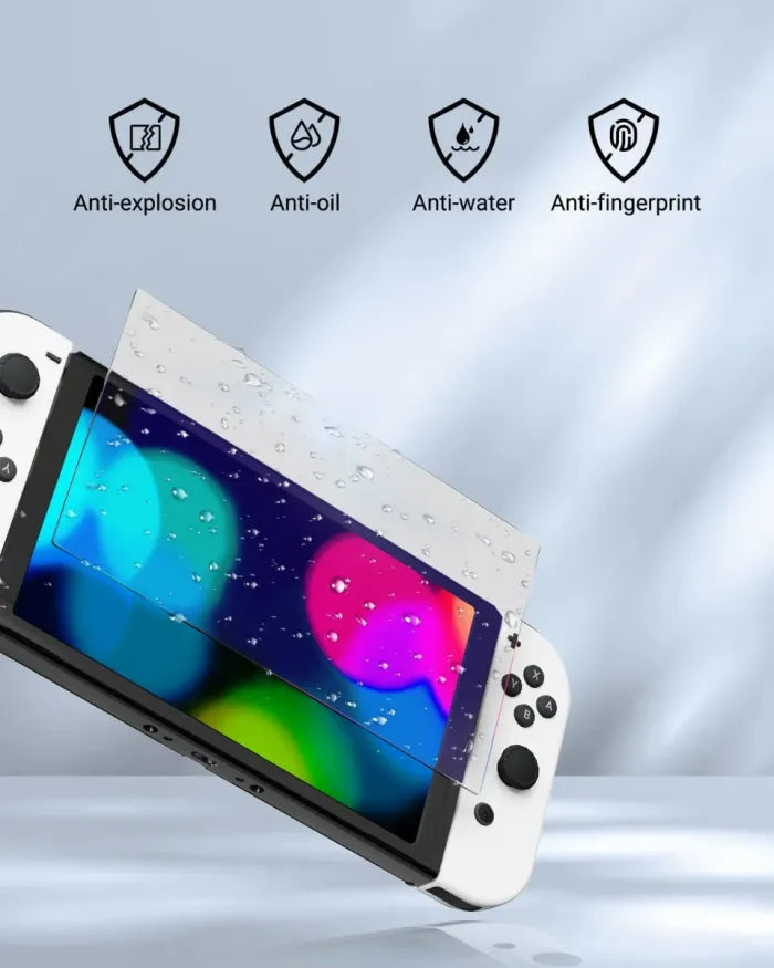 Syntech Tempered Glass Screen Protector For Switch Oled