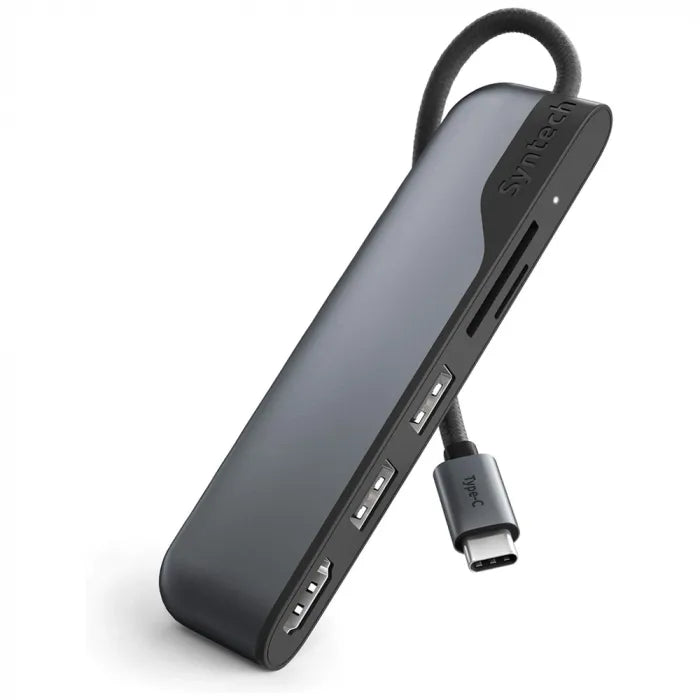 Syntech Usb C Hub 5-In-1 Usb C To Hdmi Adapter / Sd Microsd Card Reader 2 Usb3 Ports