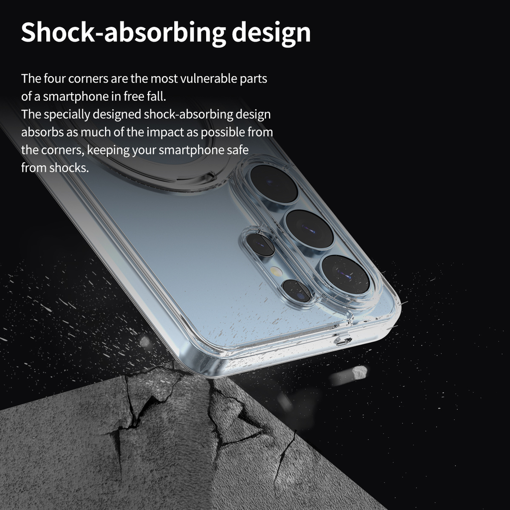 Araree Duple Magsafe Stand Case For Samsung Galaxy S26 Ultra -Clear