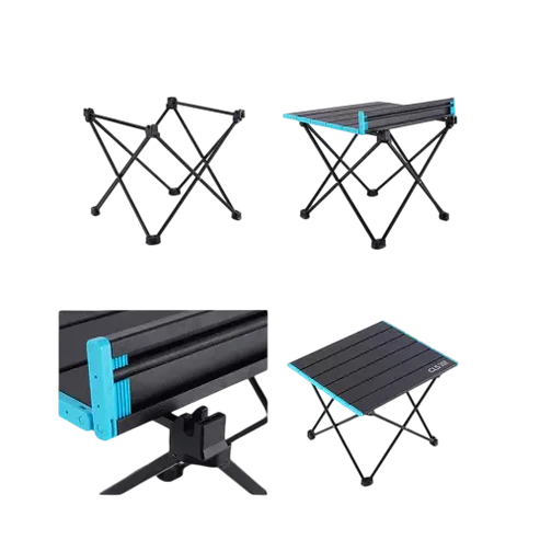 Naturehike FT08 aluminum alloy folding table (Small) - Rock Black (41*34.5*29)