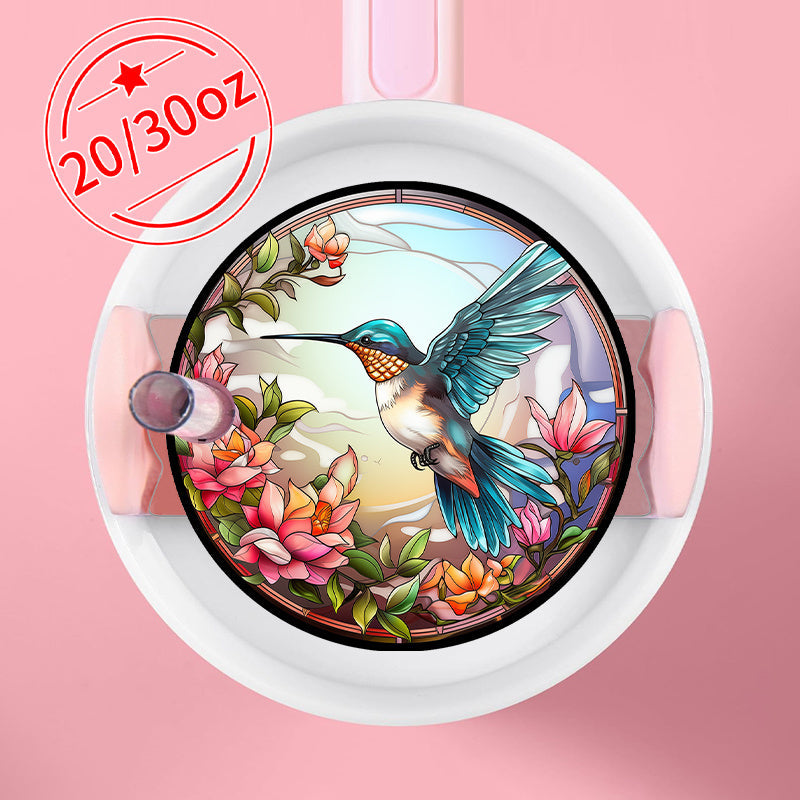 HUMMINGBIRD DESIGN TOPPER PLATE FOR STANLEY FOR 20/30OZ