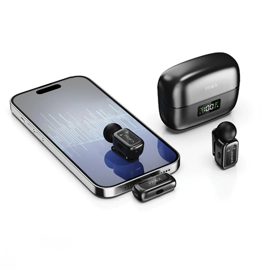 Pawa Mike M6 Microphone With AI Voice Modulation.