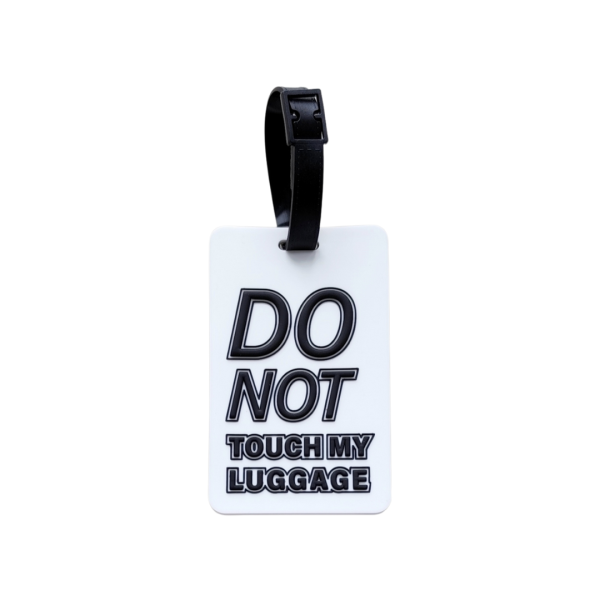 Travelest - Not your bag Luggage Tag - White