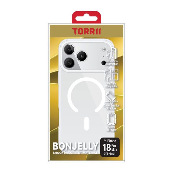 Torrii Bonjelly (Magsafe Compatible) Cover For Iphone 18 Pro (6.3”) - Clear (4895264801137)