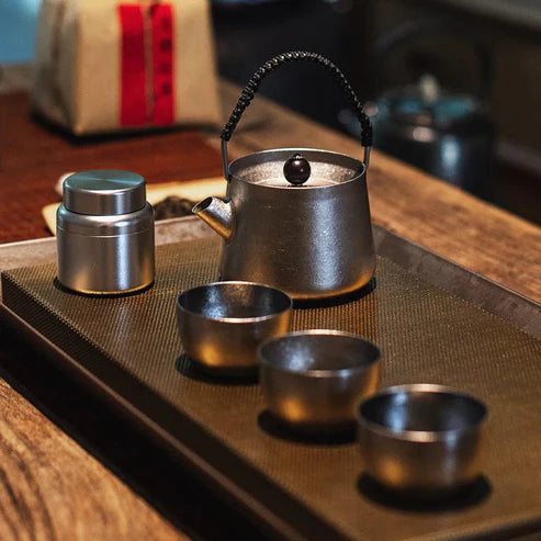Naturehike Wild Wind Titanium Tea Set - Titanium