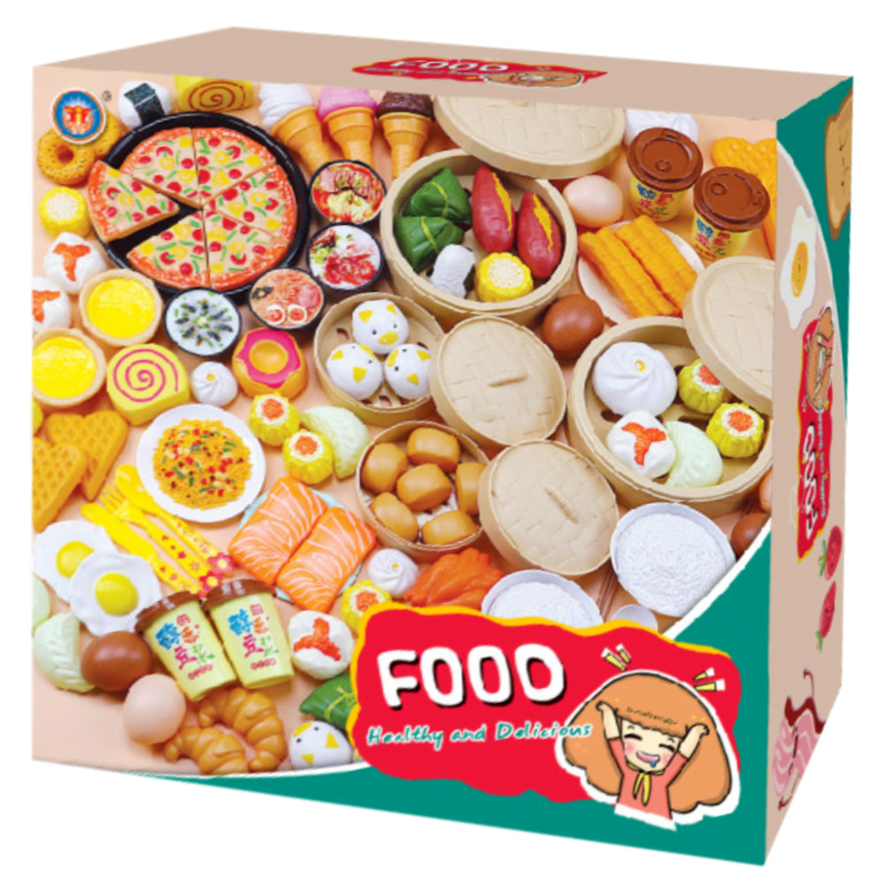 Food Playset, 45 Pieces HFXU