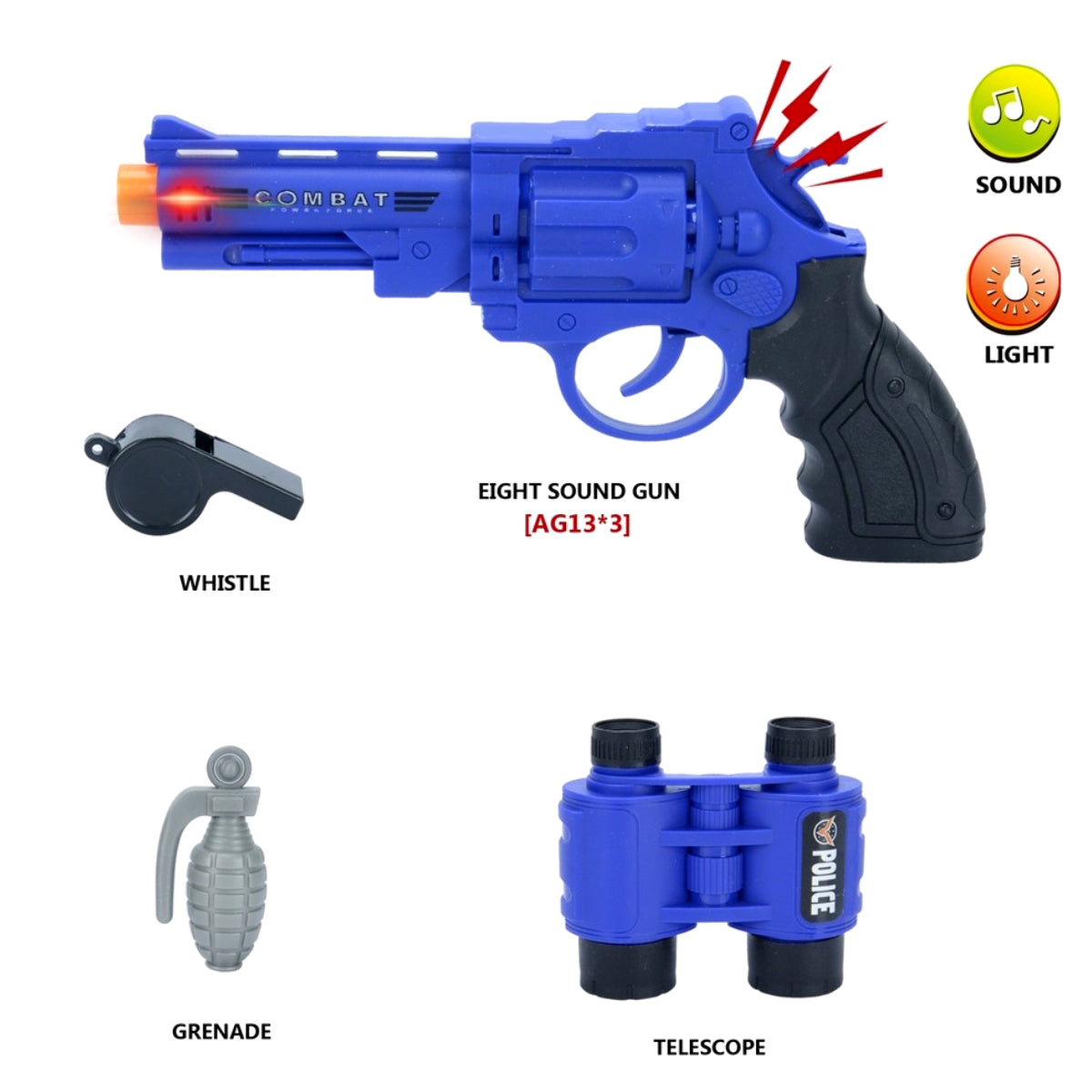 Wemzy - Police Action Gun Set V5RS