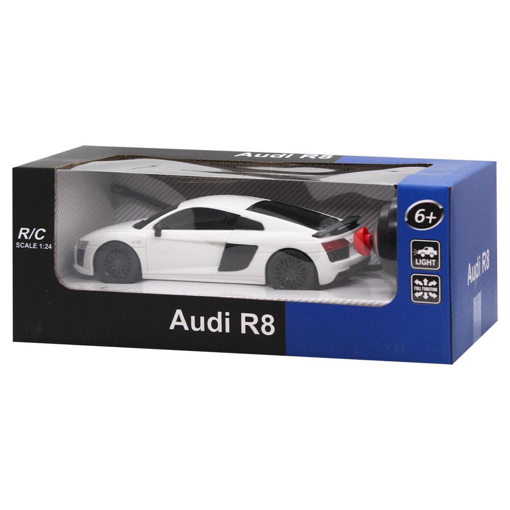 Wemzy - Rc Car Audi R8 Remote-White BUU9