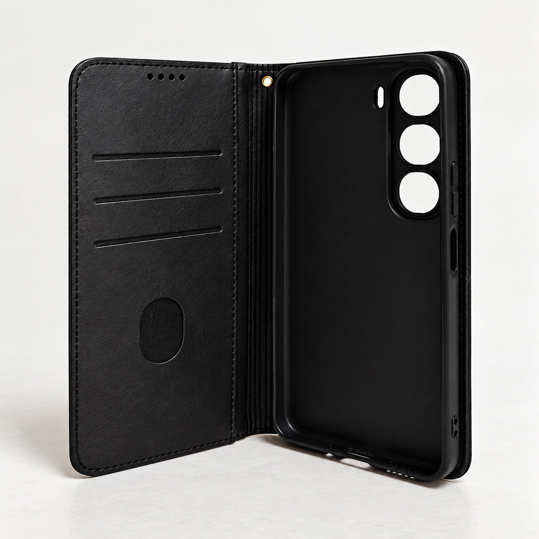 iEngage Vivo Y31 Book Case(Black)