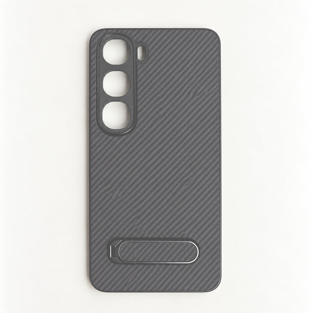 iEngage Vivo Y31 Back Case With Kickstand (Black)