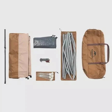 Naturehike Shower and Changing Tent - Brown (140*140*230)