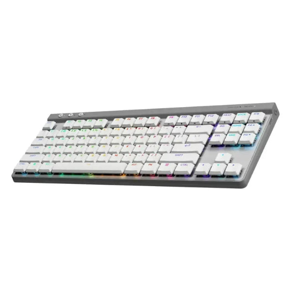 Logitech G515 TKL LIGHTSPEED Low-Profile Wireless Gaming Keyboard Tactile Switch - White (US Layout)