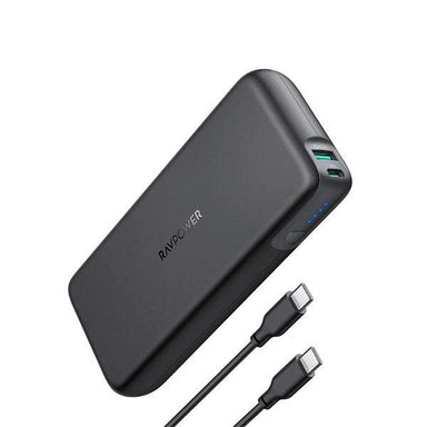 Ravpower Pd Pioneer 20000Mah 60W 2-Port Portable Charger (Black) - Future Store