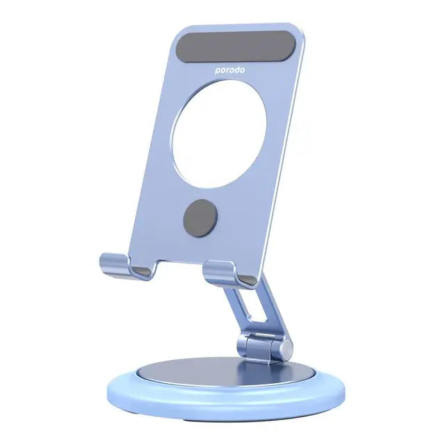 Porodo 360° Rotating Mobile & Tablet Stand - Blue - JKOU