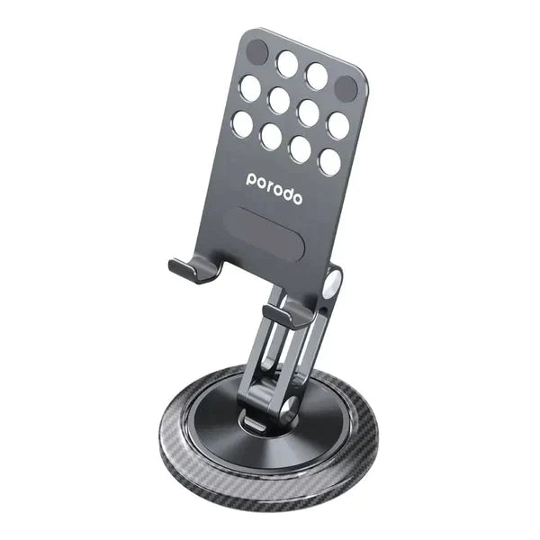Porodo 360° Rotating Multi-Joint Mobile & Tablet Stand - Gray - DMWI
