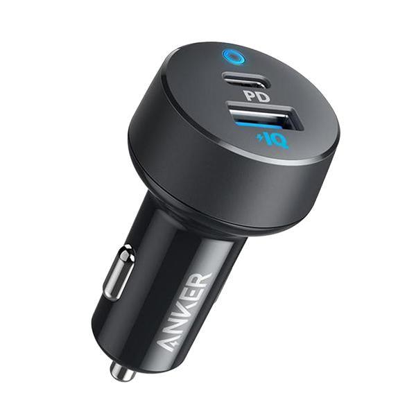 Anker Powerdrive Car Charger PD 20W USB 15W Dual Port - Black+Gray - Future Store