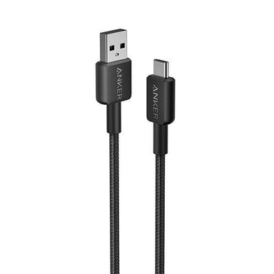 Anker 322 USB-A to USB-C Cable Braided (0.9m/3ft) -Black - Future Store