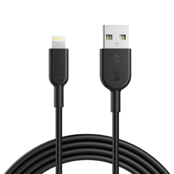 Anker Powerline II Lightning Cable 0.9M/3Ft - Black - Future Store